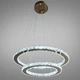 Подвесная светодиодная люстра 65W без пульта Diasha с регулируемой высотой 3200/4100/6500K цвет золотой IP20 - изображение 2
