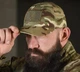 Тактична бейсболка кепка тризуб польова з велкро-панеллю мультикам - зображення 1
