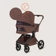 Універсальна коляска 2 в 1 Lionelo FREYA 2IN1 BROWN CHOCOLATE - зображення 5