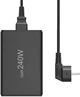 Універсальний зарядний пристрій Hama GaN 240W PD/QC 4x USB-C 1x USB-A Black (4047443532916) - зображення 2