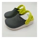 Дитячі крокси-сабо для хлопчика сірі Crocs Literide Kids Grey/Citrus (34/35, сірий) - изображение 8