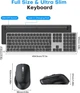 Комплект беспроводная клавиатура и мышь OMOTON для Mac, перезаряжаемый, QWERTZ, серый - изображение 7