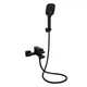 Змішувач для ванни Qtap Gemini (з душовим гарнітуром) QTGEM259BLM45682 Black Matt - зображення 1