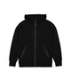 C.P. Company Hooded Open Sweatshirt Diagonal Raised Fleece - мужская кофта на молнии, черная, 3XL - изображение 5