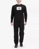 C.P. Company - мужская кофта с длинным рукавом Long Sleeve Jersey 30/1, черная, L - изображение 5