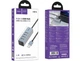 USB-хаб Hoco HB1A 4-in-1 converter(USB to USB2.0*4) Gray - зображення 2