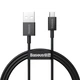 Кабель Baseus Superior Series Fast Charging Data Cable USB to Micro 2A 1m Black (Уцінка) - зображення 1