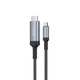 Адаптер Hoco UA43 Type-C to HDTV HD screen mirroring cable Metal Gray - зображення 1