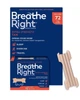 Breathe Right носові смужки від хропіння закладеності (72 шт тілесні) для чутливої шкіри USA - зображення 1