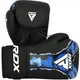 Боксерские перчатки RDX Boxing Gloves Aura F-17 (BGR-F17BU) Black/Blue 10 унций - изображение 2