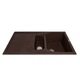 Кухонная мойка Adamant NEW LINE PLUS коричневая 975x495x235 мм, с крылом 97,5 см - изображение 2