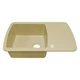 Кухонная мойка Adamant OPTIMAKS ivory 775x495x200 мм, с крылом 77,5 см - изображение 2