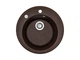Кухонная мойка Adamant SUN коричневая d 510x200 мм, без крыла d 51 - изображение 1