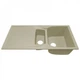 Кухонная мойка Adamant NEW LINE PLUS ivory 975x495x235 мм, с крылом 97,5 см - изображение 2