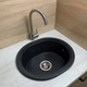 Кухонная мойка Adamant CIRCUM графит 500x425x180 мм, без крыла 50 см - изображение 2
