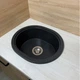 Кухонная мойка Adamant CIRCUM графит 500x425x180 мм, без крыла 50 см - изображение 3