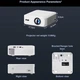 Проектор Touyinger L9W Ultra FullHD (Android) 1920×1080, White - изображение 9