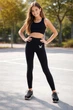 Cпортивные лосины для девочек Castore Черный (J1178 black LPP (M (10-11 лет)) (140-146 см)) - изображение 1