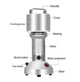 Кофемолка DSP KA-3025 650 Вт ножова ротаційна електрична з нержавіючої сталі 100 г для помелу кофе круп спецій компактна побутова 220–240 В - изображение 8