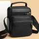 Барсетка мужская кожаная с ручкой Bexhill Bx-54551 17х21х9 черная, через плечо (JDT-0849917) - изображение 7