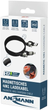 Kabel Ansmann Magnetic 4in1 USB Type-A/C to USB Type-C/Lightning 60W 1.2 m Black (1700-0188) - obraz 2