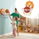 Дитячий міні-баскетбольний набір Basket Bebe підвісний зі складним кільцем - зображення 3