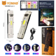 Ліхтар YEMAO YM-M28 2XPL+COB(White+Red)+UV - зображення 1