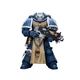 Фігурка з гри Warhammer 40k, Ветеран кормової гвардії Ультрамаринів з Болтовою гвинтівкою, JOYTOY, рухома, 12,1 см (WHR 0176) - зображення 1