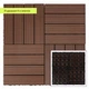 Композитная плитка WPC 30х30х2см Тик (D) SW-00001712 - изображение 5
