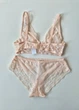 Женский комплект нижнего белья кружевной JASMINE Lingerie Светло-розовый А-656 А-657 75А S\42 - изображение 4