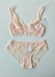 Женский комплект нижнего белья кружевной JASMINE Lingerie Светло-розовый А-656 А-657 75А S\42 - изображение 5