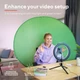 Комплект для стримінгу Trust Maku+ 2-in-1 Streaming Kit, зелений фон та кільцева лампа - изображение 2