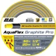 Шланг садовий 2Е AquaFlex Graphite Pro 1/2" 30м 4 шари 20бар -10…+60°C зрошувач 2 конектори адаптер - зображення 1