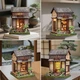 Румбокс Бук Нук Book Nook «Чайный домик» 3D конструктор DIY DollHouse миниатюрный кукольный дом с подсветкой 19,2×14,7×14,1см (BAA73) - изображение 4