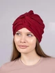 Тюрбан женский из хлопка D.Hats бордового цвета - изображение 1