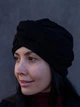 Шапка тюрбан тепла зимова з ангори D.Hats чорного кольору - зображення 6