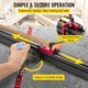 VEVOR Miter Gauge, 457 мм (18") настольна точна торцева пила з лазерною шкалою маркування - зображення 12