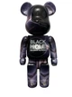 Статуетка Bearbrick Black Hole 400% 28 см Чёрная Дыра - изображение 4
