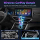 Адаптер CarPlay беспроводной 2в1 для Apple Carplay/Android Auto USB/WIFI 5GHz/Bluetooth 5.0 (C001KG) Black - изображение 3