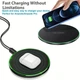 Беспроводное зарядное устройство Fast Charger 30W с функцией быстрой зарядки и подсветкой для iPhone и Android (GY68) Без кабеля Black - изображение 8