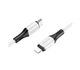 Кабель BOROFONE BX79 Type-C to iP 3A, 20W, 1m,, silicone, silicone connectors, White - зображення 3