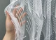 Тюль VR-Textil 2012т Фатин з вишивкою та люрексом Холодний білий 400х270 см (42-1093) - зображення 4