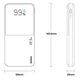 УМБ Power Bank Remax RPP-623 Cynlle Series 20000mAh PD20W+22.5W (чорний) - изображение 8