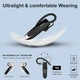 Навушники, New Bee B41 Black Bluetooth бездротові In-Ear ANC CVC8.0 22 год музика 24 год розмов 60 днів стендбай легкі 12 г - зображення 2