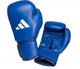 Перчатки бокс Adidas Cactus схвалено IBA шкіра синій 10oz - зображення 1