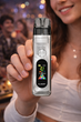 Многоразовая pod-система Smok Novo Classy KIT Silver White вейп Смок Ново алюминиевый сплав 1350мАч до 30Вт серебристая - изображение 4