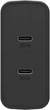 Мережевий зарядний пристрій Otterbox Wall Charger 50W 2x USB-C Black (840104219256) - зображення 3