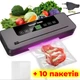 Вакууматор для продуктів Vacuum Sealer з LED-дисплеєм, вбудованим різаком та 10 пакетами для вакуумного пакування - зображення 1