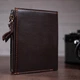Гаманець чоловічий з натуральної шкіри Vintage 14687 Коричневий - зображення 8
