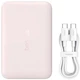 Павербанк з бездротовою зарядкою Qi 15W Baseus 10000mAh 22.5W EnerFill FM11 Ultra-Mini Magnetic 2в1 QC3.0+PD3.0 (E0026601) Pink - зображення 2